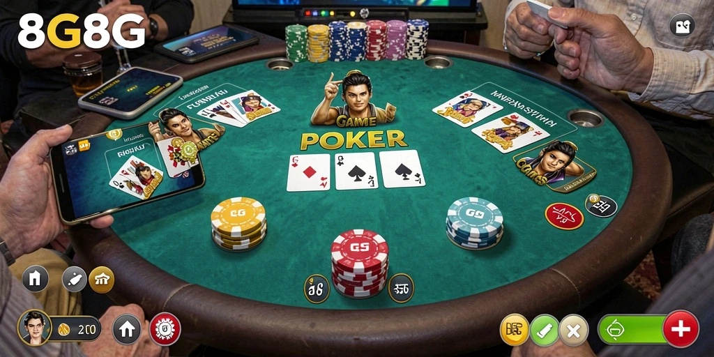 Tampilan gameplay seru dan interaktif di 8G8G.
