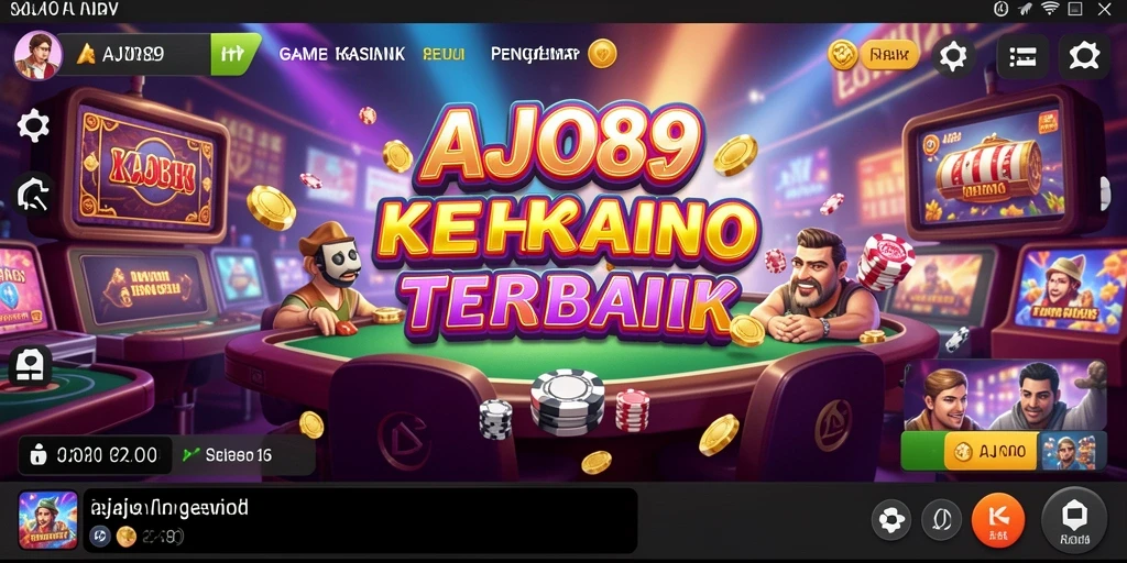 Tampilan gameplay AJO89 dengan grafik yang memukau dan atmosfer Kasino yang menegangkan.