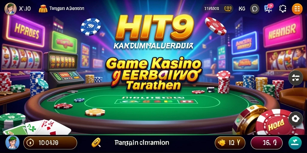 Tampilan gameplay HIT9 yang menakjubkan dan interaktif di kasino.