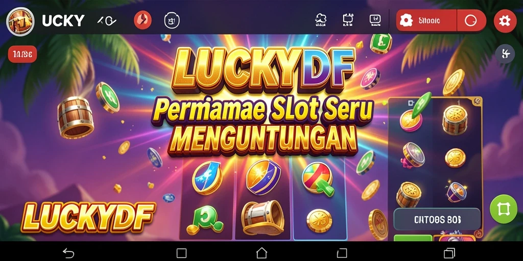 Tampilan gameplay Slot di LUCKYDF yang mengasyikkan.
