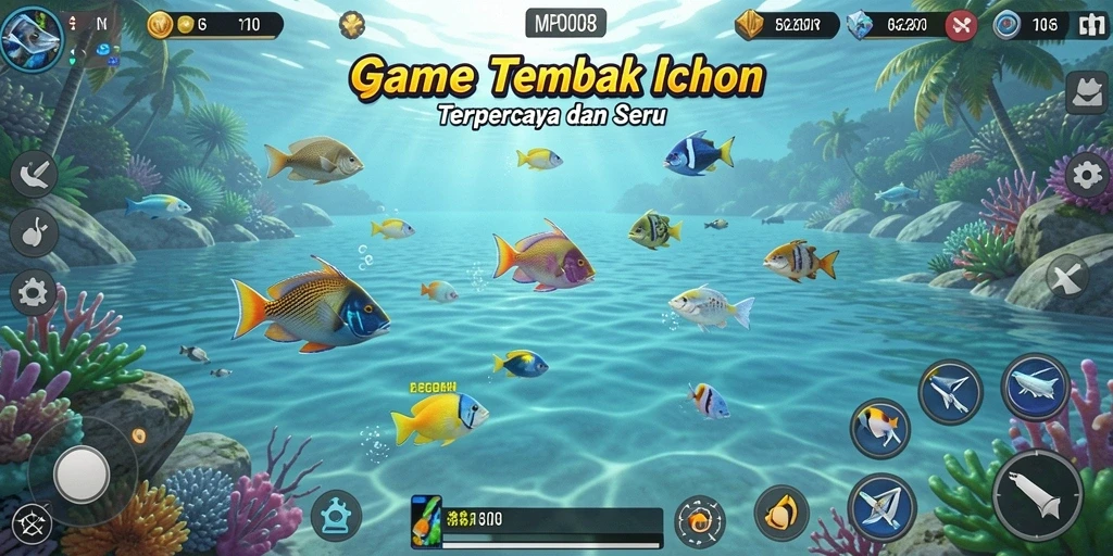 Tampak aksi menangkap ikan yang seru di MPO08.