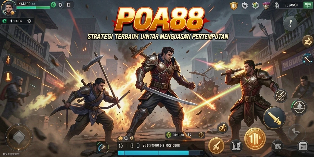 Tampilan permainan strategis yang mendebarkan di POA88.
