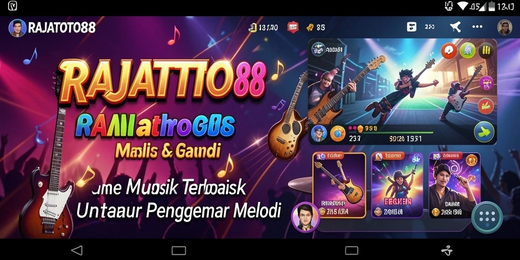 Tampilan gameplay interaktif RAJATOTO88 yang menggembirakan.