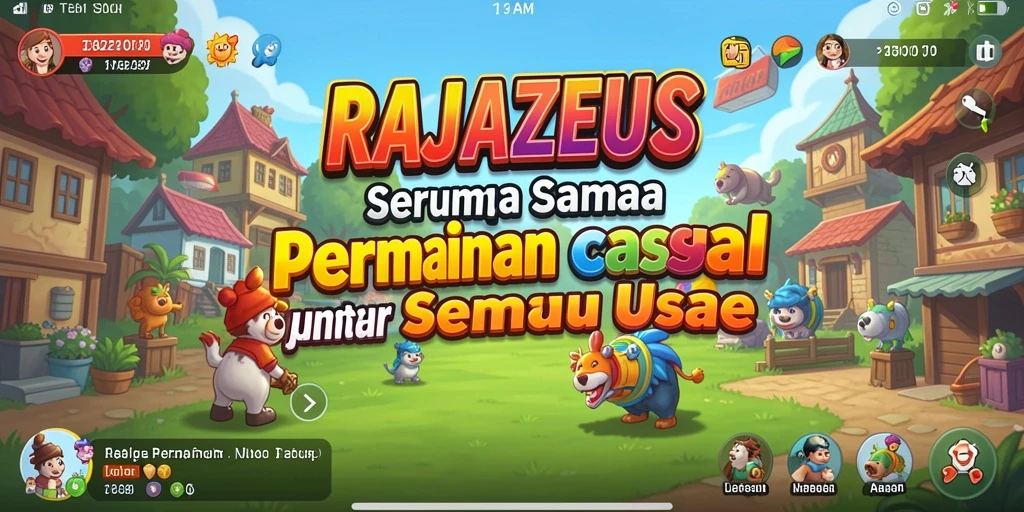 Tangkapan layar gameplay RAJAZEUS yang menarik dan seru.