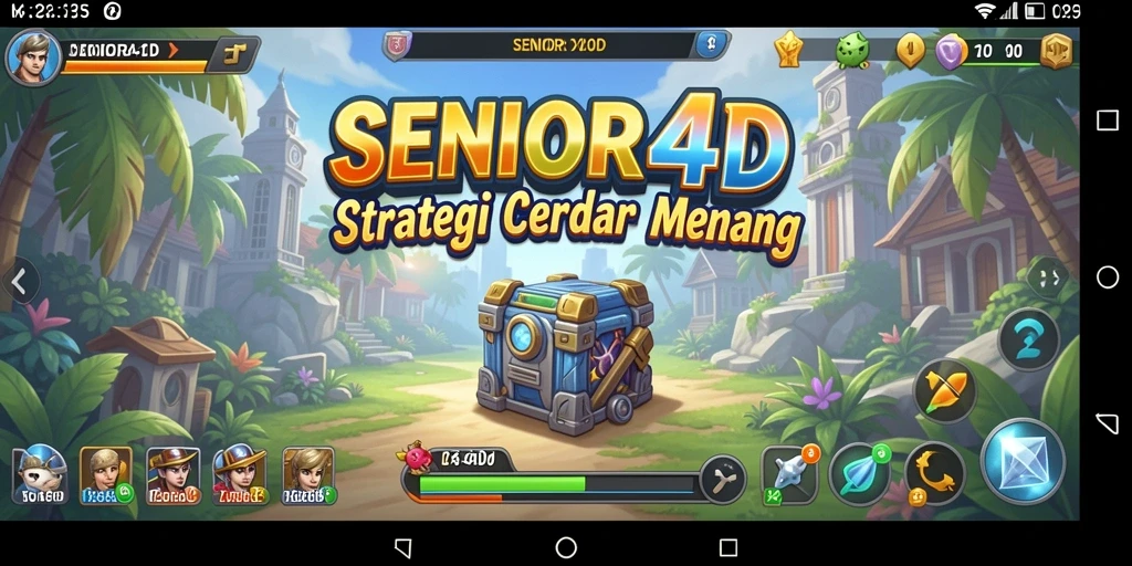 Tampilan gameplay SENIOR4D yang menarik dan penuh strategi.