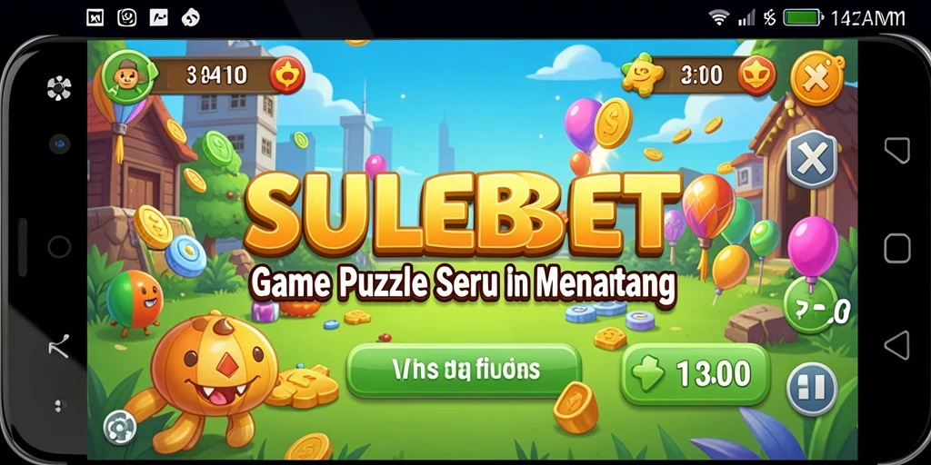 Tampilan gameplay puzzle dalam SULEBET yang menantang.