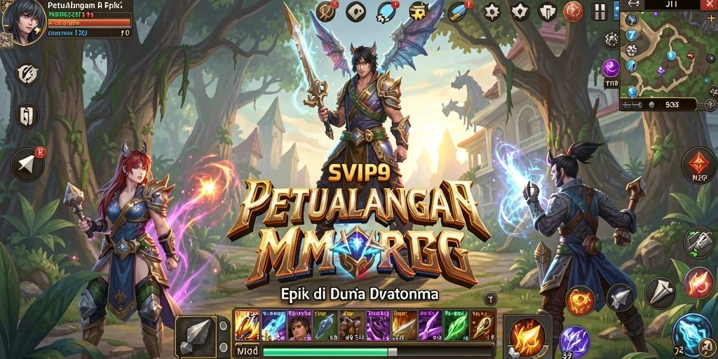 Tampilan gameplay menakjubkan di SVIP9 yang penuh aksi dan petualangan.