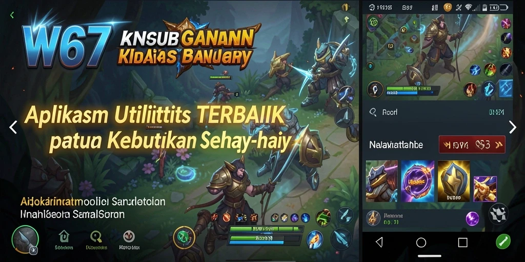Tampilan antarmuka W67 yang modern dan mudah digunakan.