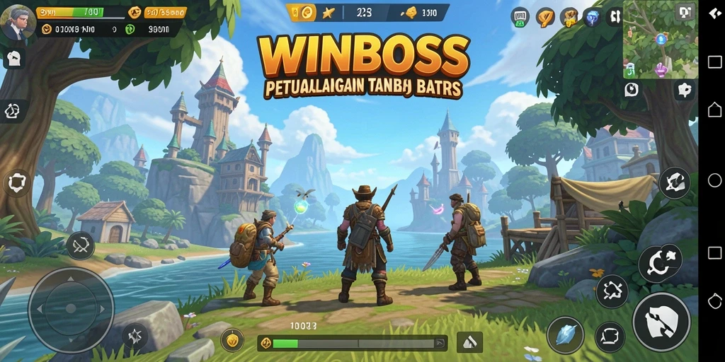 Tampilan gameplay menarik dari WINBOSS yang memanjakan mata.